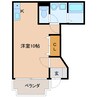 近鉄橿原線/新ノ口駅 徒歩10分 1階 築20年 1Rの間取り
