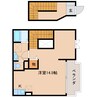 近鉄橿原線/新ノ口駅 徒歩10分 2階 築20年 1Rの間取り