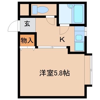 間取図 近鉄橿原線/大和八木駅 徒歩12分 3階 築31年
