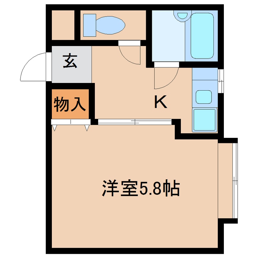 間取図 近鉄橿原線/大和八木駅 徒歩12分 3階 築31年
