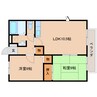 近鉄大阪線（近畿）/大和八木駅 徒歩17分 1階 築25年 2LDKの間取り