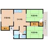 近鉄橿原線/新ノ口駅 徒歩9分 2階 築30年 3DKの間取り