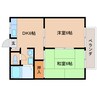 近鉄大阪線（近畿）/耳成駅 徒歩8分 2階 築38年 2DKの間取り