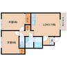 近鉄橿原線/新ノ口駅 徒歩15分 1階 築19年 2LDKの間取り
