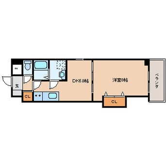 間取図 近鉄大阪線（近畿）/大和八木駅 徒歩11分 2階 築18年