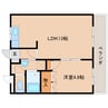 近鉄大阪線（近畿）/大和八木駅 徒歩15分 2階 築19年 1LDKの間取り