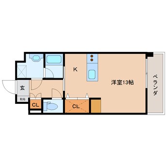 間取図 近鉄大阪線（近畿）/大和八木駅 徒歩5分 5階 築18年