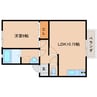 近鉄橿原線/畝傍御陵前駅 徒歩6分 2階 築19年 1LDKの間取り