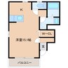 近鉄橿原線/橿原神宮前駅 徒歩13分 1階 築19年 1Rの間取り