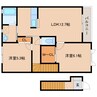 近鉄大阪線（近畿）/真菅駅 徒歩13分 2階 築19年 2LDKの間取り