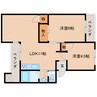 近鉄大阪線（近畿）/大和八木駅 徒歩10分 3階 築39年 2LDKの間取り