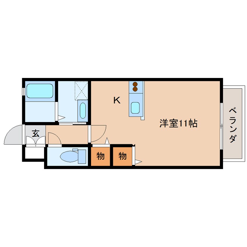 間取図 近鉄橿原線/八木西口駅 徒歩5分 1階 築17年