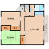 近鉄大阪線（近畿）/真菅駅 徒歩10分 2階 築30年 2LDKの間取り