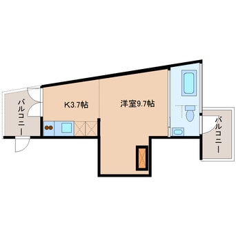 間取図 近鉄大阪線（近畿）/大和八木駅 徒歩8分 3階 築18年