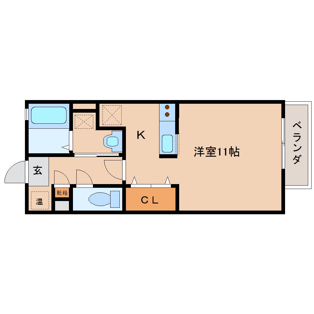 間取り図 近鉄橿原線/橿原神宮前駅 徒歩9分 2階 築18年