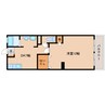 近鉄橿原線/八木西口駅 徒歩18分 1階 築44年 1DKの間取り