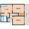 近鉄大阪線（近畿）/大和八木駅 徒歩10分 1階 築24年 2DKの間取り