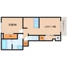 近鉄南大阪線/岡寺駅 徒歩3分 1階 築17年 1LDKの間取り
