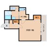 近鉄橿原線/橿原神宮前駅 徒歩3分 6階 築24年 1Kの間取り