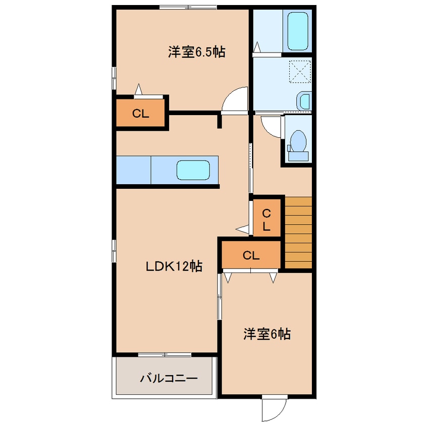 間取図 近鉄南大阪線/岡寺駅 徒歩15分 2階 築17年