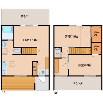 間取図 近鉄橿原線/田原本駅 徒歩14分 1階 築16年