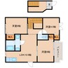 近鉄南大阪線/坊城駅 徒歩9分 2階 築23年 3LDKの間取り