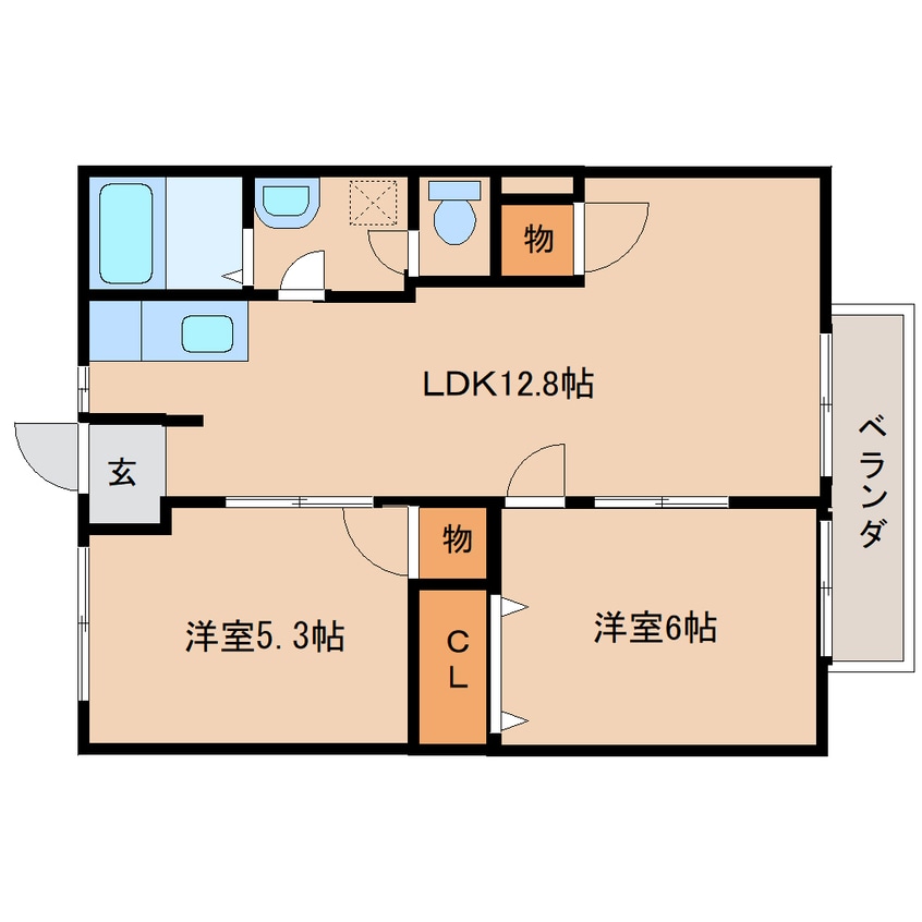 間取図 近鉄橿原線/田原本駅 徒歩13分 1階 築29年