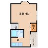 近鉄橿原線/新ノ口駅 徒歩3分 3階 築35年 1Rの間取り