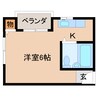 近鉄橿原線/新ノ口駅 徒歩3分 3階 築35年 1Rの間取り