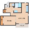近鉄橿原線/橿原神宮前駅 徒歩12分 1階 築16年 1LDKの間取り