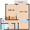 近鉄大阪線（近畿）/真菅駅 徒歩4分 1階 築15年 1LDKの間取り