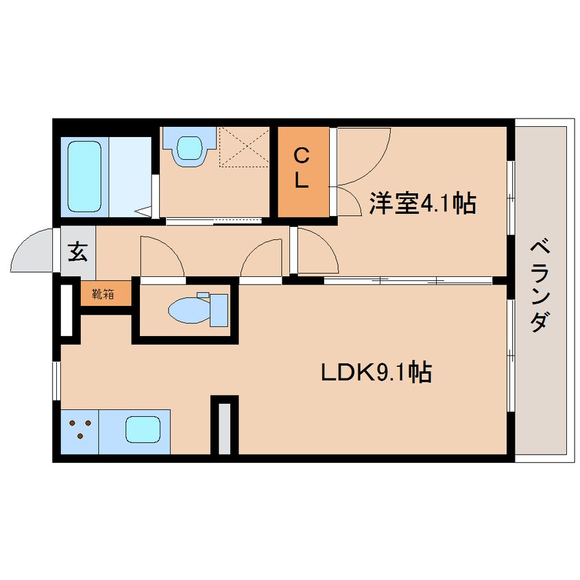 間取図 近鉄大阪線（近畿）/大和八木駅 徒歩5分 1階 築15年