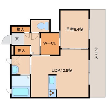 間取図 近鉄橿原線/新ノ口駅 徒歩14分 1階 築15年