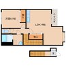 近鉄南大阪線/坊城駅 徒歩2分 2階 築16年 1LDKの間取り