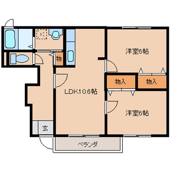 間取図 近鉄橿原線/笠縫駅 徒歩9分 1階 築15年