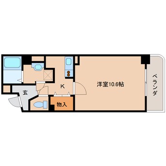 間取図 近鉄大阪線（近畿）/大和八木駅 徒歩4分 1階 築13年