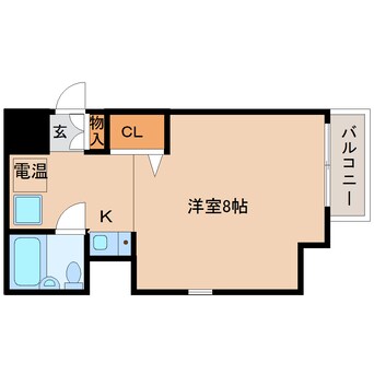 間取図 近鉄橿原線/橿原神宮前駅 徒歩6分 2階 築32年