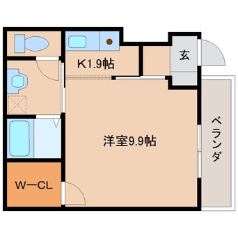 間取図 近鉄大阪線（近畿）/大和八木駅 徒歩16分 1階 築14年
