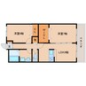 近鉄橿原線/八木西口駅 徒歩19分 1階 築15年 2LDKの間取り