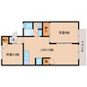 近鉄大阪線（近畿）/大和八木駅 徒歩10分 1階 築38年 2LDKの間取り