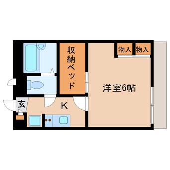 間取図 近鉄大阪線（近畿）/大和八木駅 徒歩11分 1階 築20年