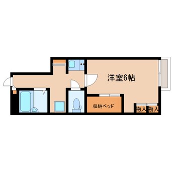 間取図 近鉄大阪線（近畿）/大和八木駅 徒歩13分 2階 築19年