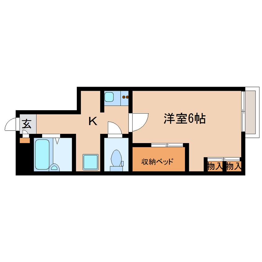 間取図 近鉄大阪線（近畿）/大和八木駅 徒歩8分 1階 築19年