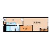 近鉄橿原線/八木西口駅 徒歩18分 2階 築19年 1Kの間取り