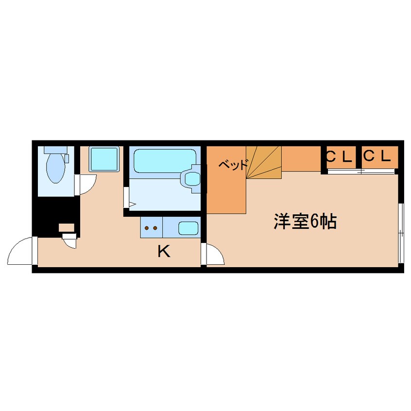 間取図 近鉄大阪線（近畿）/耳成駅 徒歩3分 1階 築17年