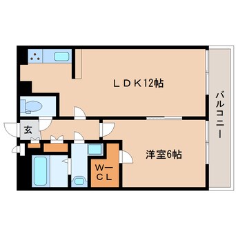間取図 近鉄大阪線（近畿）/耳成駅 徒歩7分 1階 築15年