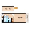 近鉄橿原線/八木西口駅 徒歩15分 2階 築16年 1Kの間取り