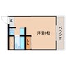 近鉄橿原線/八木西口駅 徒歩5分 3階 築36年 1Rの間取り
