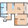 近鉄南大阪線/岡寺駅 徒歩13分 1階 築14年 1LDKの間取り