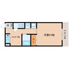 近鉄大阪線（近畿）/大和八木駅 徒歩14分 1階 築25年 1DKの間取り